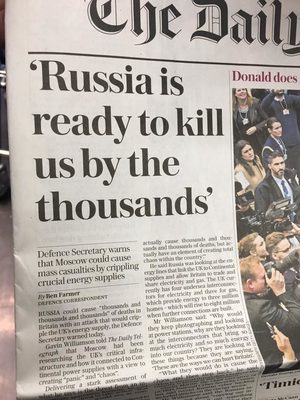 british headline russia