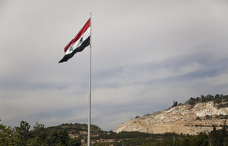 Click to enlarge Syrian flag