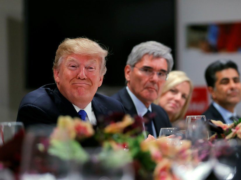 trump davos business leaders