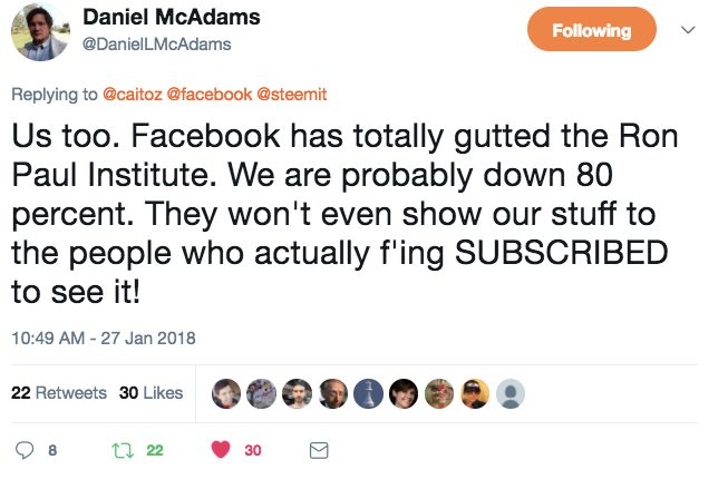 daniel mcadams twitter screenshot facebook censorship