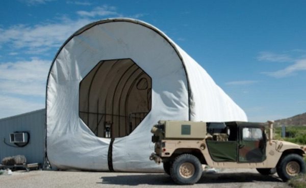 Some of the tests are performed in a wind tunnel.