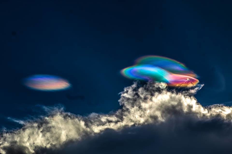 Polar stratospheric clouds over Peru