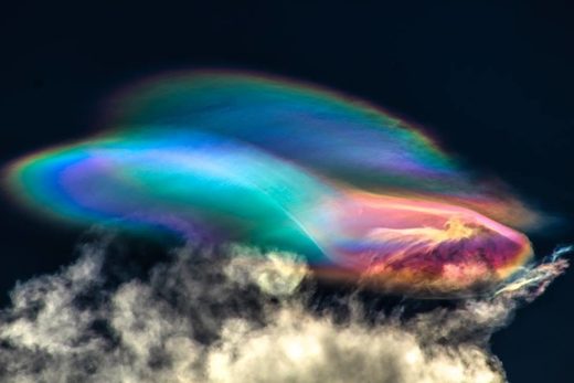 Polar clouds over Peru