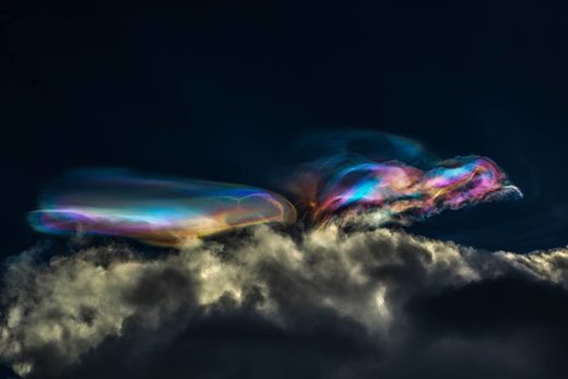 Polar clouds over Peru