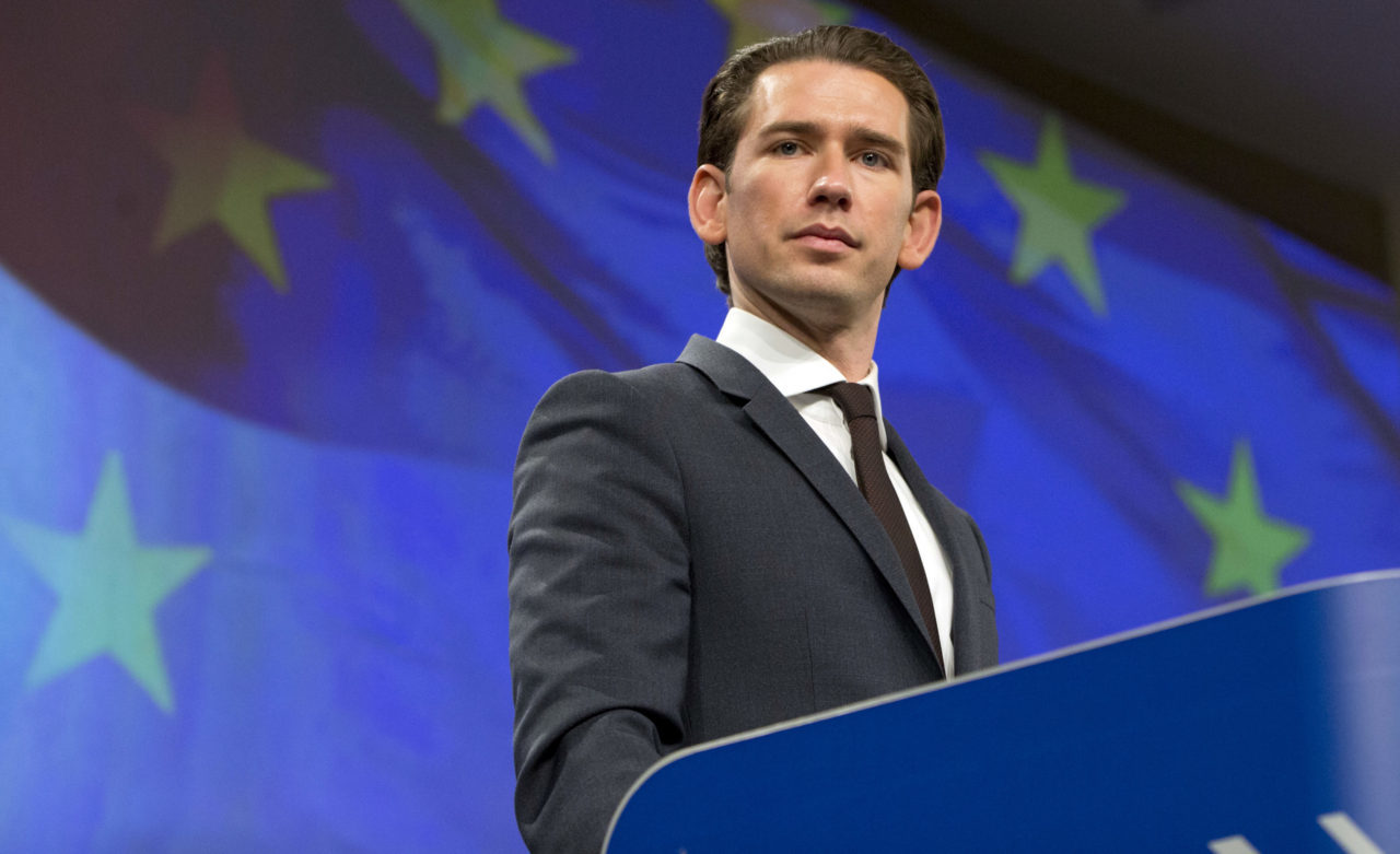 Click to enlarge Austrian Chancellor Sebastian Kurz