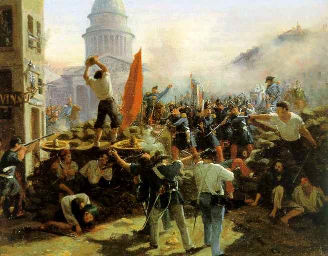 Click to enlarge battle at Soufflot