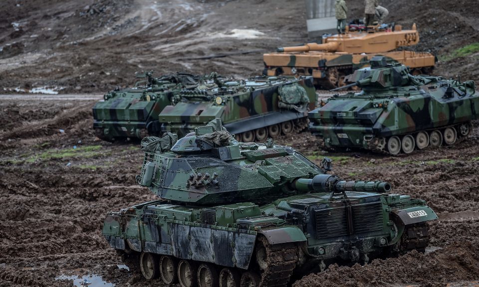 Click to enlarge Turkey tanks Syria