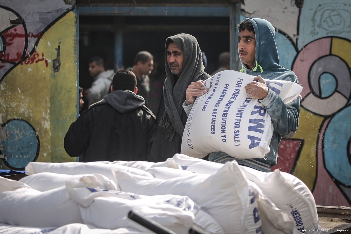 UNRWA palestine aid