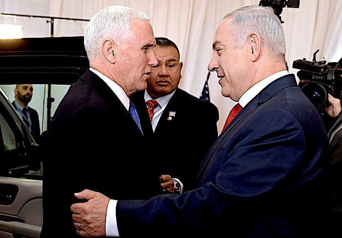 Click to enlarge PenceNetanyahu