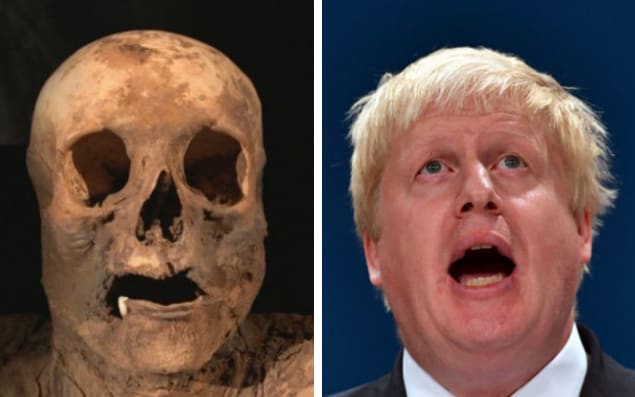The mummy and Boris