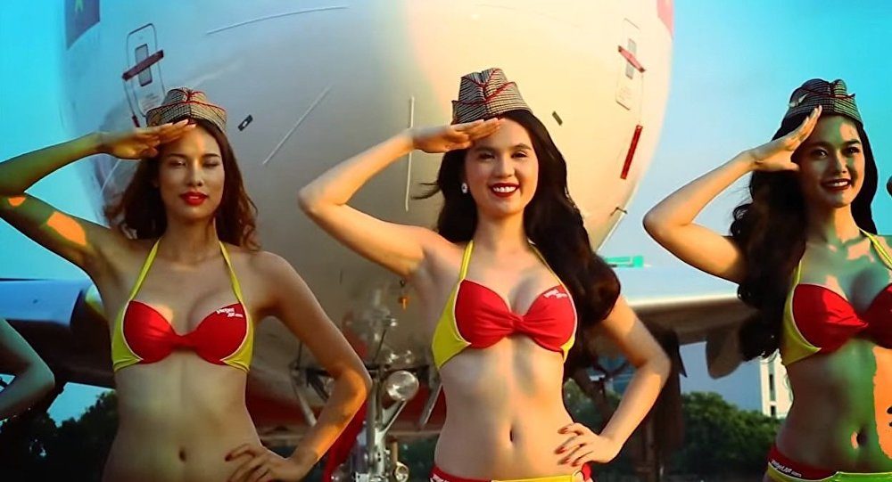 Vietjet bikini models