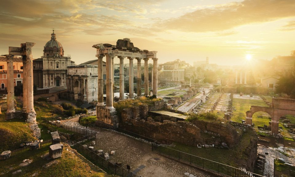 Rome in ruins