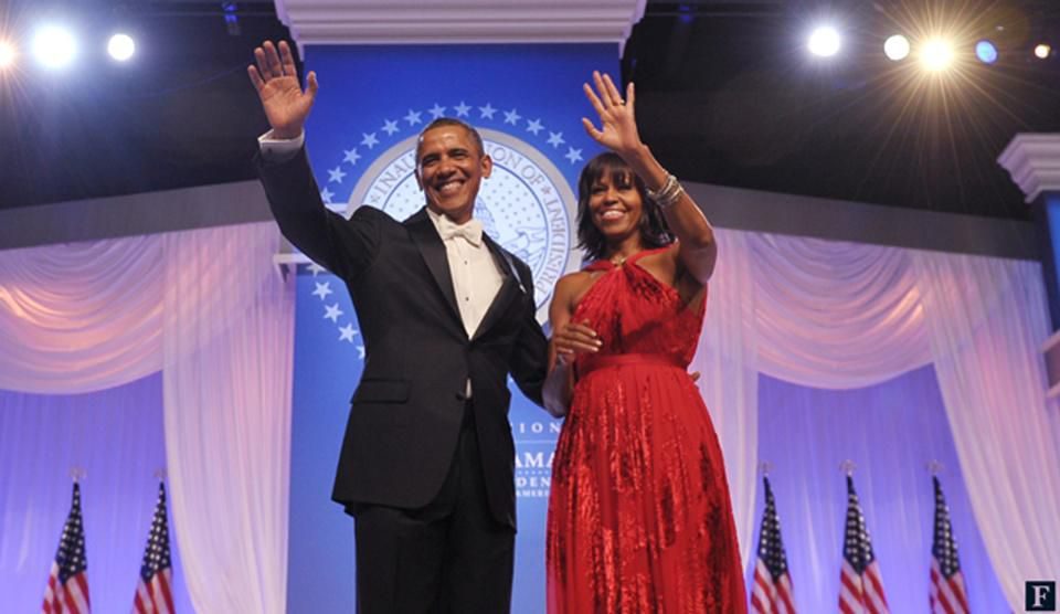 Barrack and Michelle Obama