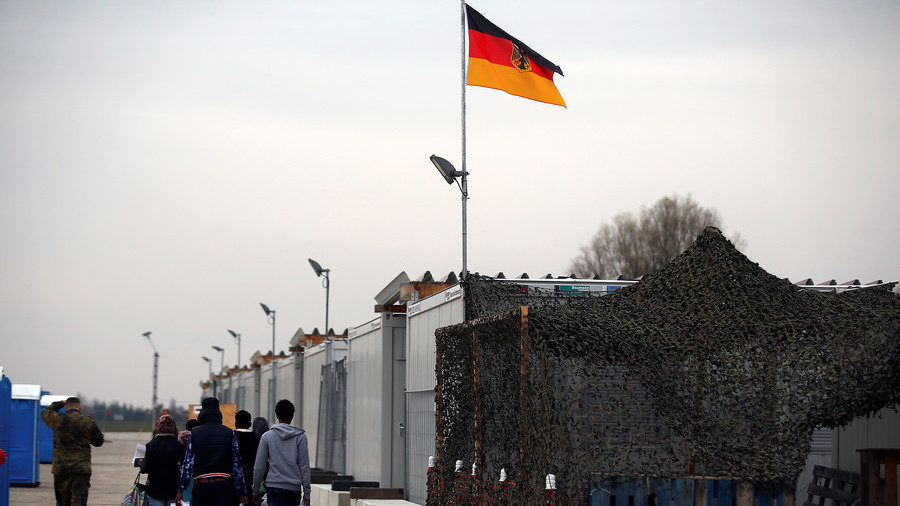 German refugee center