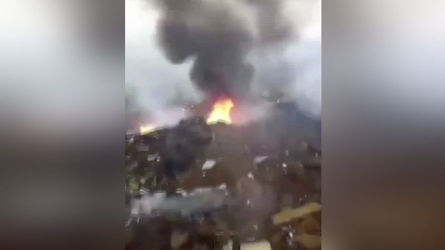 chinese military plane crash