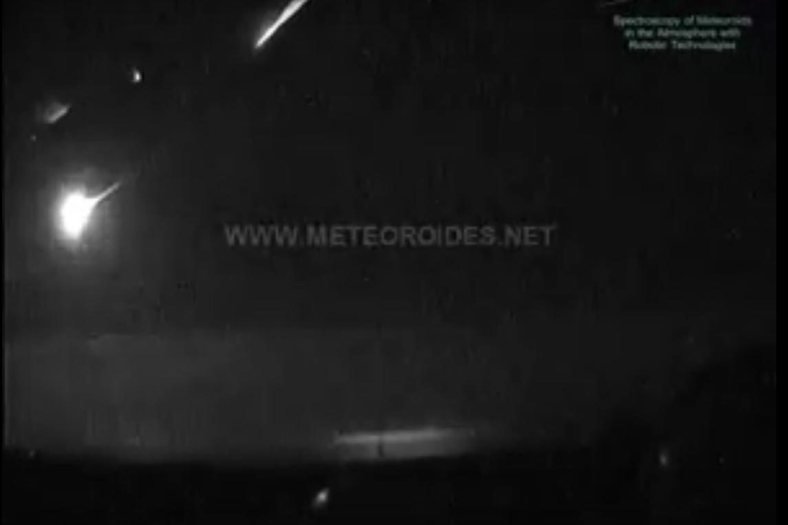 meteor fireball southern spain January 29 2018