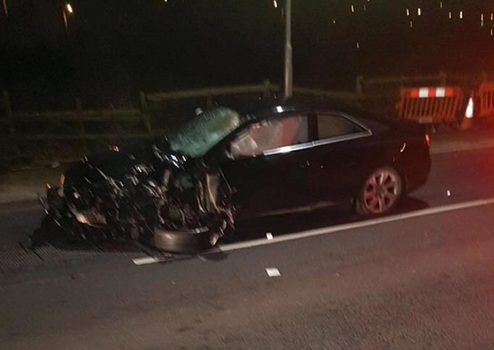 Click to enlarge car crash north london 4