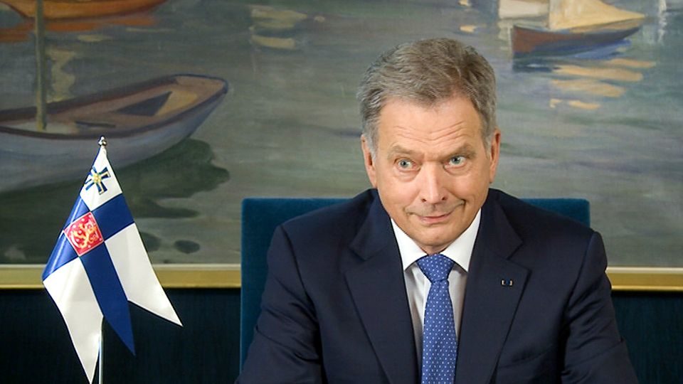 Click to enlarge Finnish President Sauli Niinisto