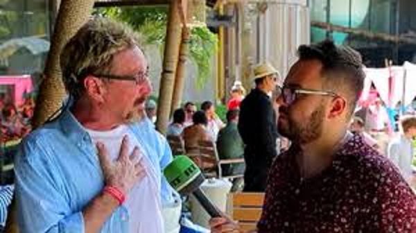 Click to enlarge John McAfee