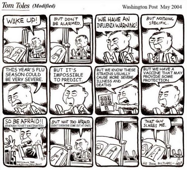 Click to enlarge Flu cartoon