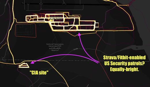 Secret US military bases and CIA "Black" sites accidentally revealed by fitness app