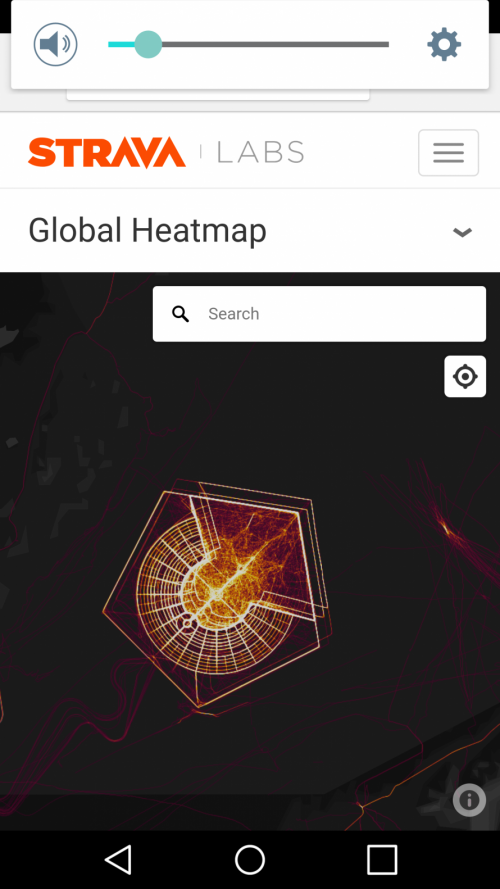 Burning man strava heat map