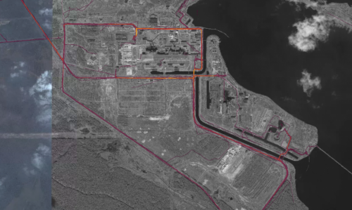 Click to enlarge Strava heat map chernobyl