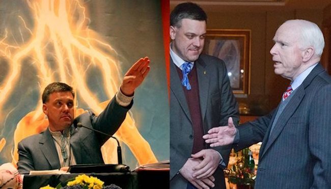 Click to enlarge John McCain Oleh Tyahnybok