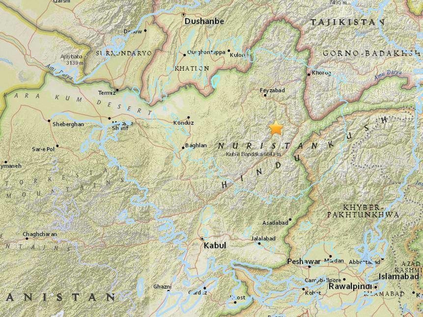 M6.1 Earthquake in Afghanistan tremors felt in Dehli