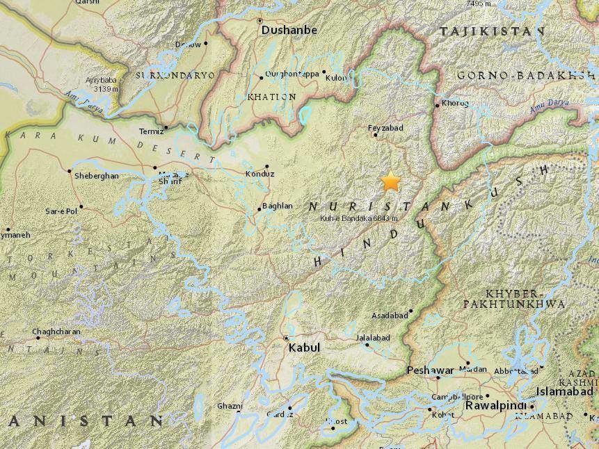 M6.1 Earthquake in Afghanistan tremors felt in Dehli