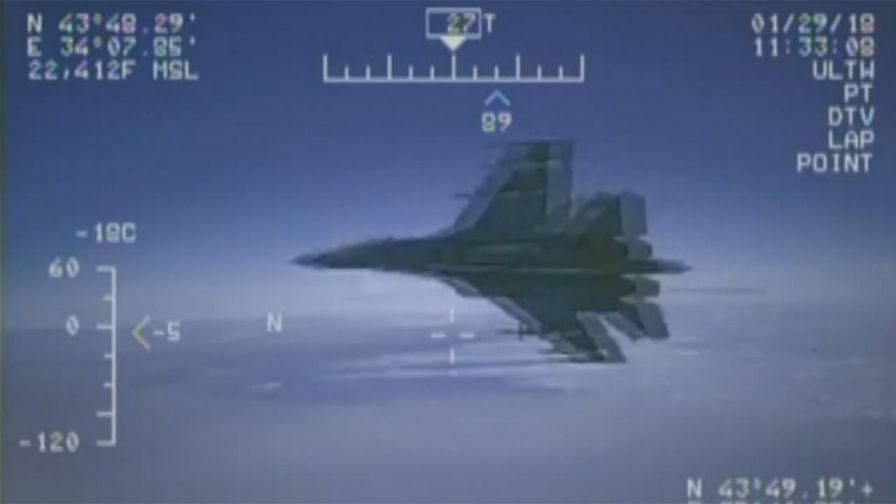 Russian Fighter Flies Within 5 Feet of US Spy Plane, Causes It to End Its Black Sea Mission Prematurely