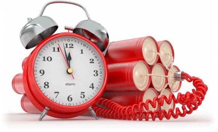 alarm clock bomb