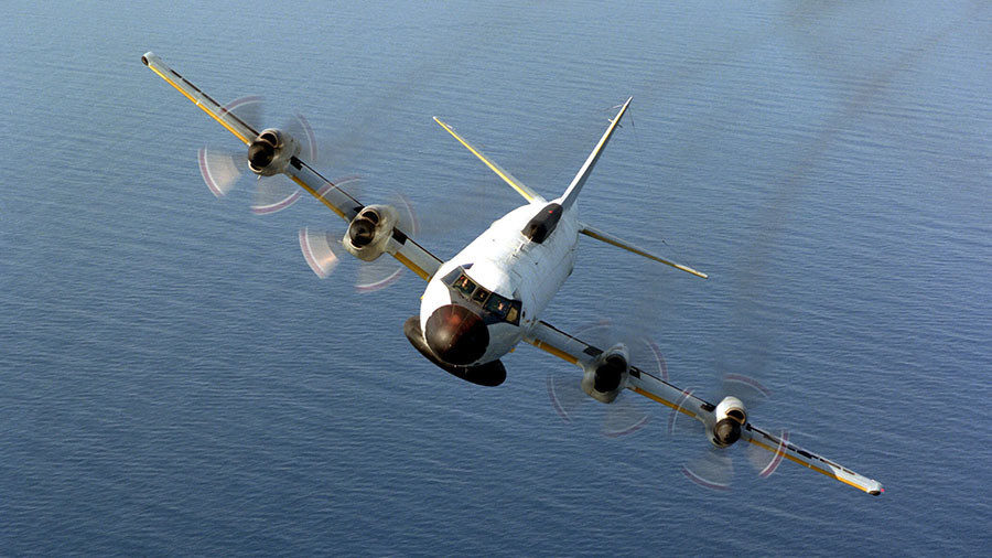 Click to enlarge US Navy Ep 3E Orion Patrol Aircraft