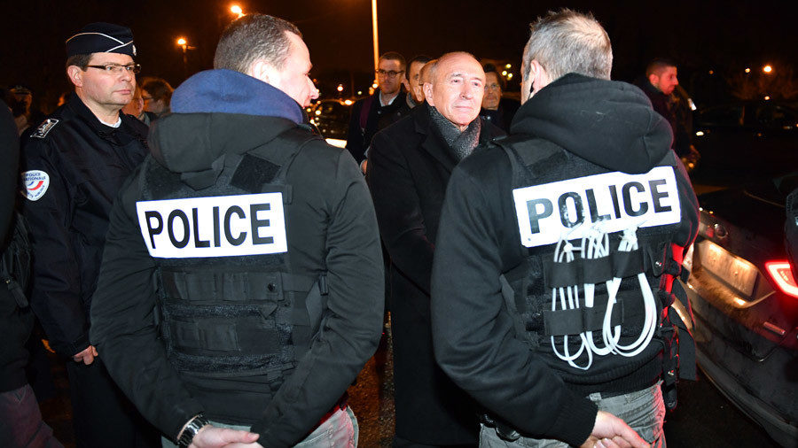 Click to enlarge French Interior Minister Gerard Collomb