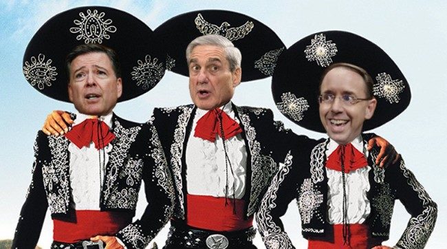 Comey Mueller Rosenstein Three Amigos