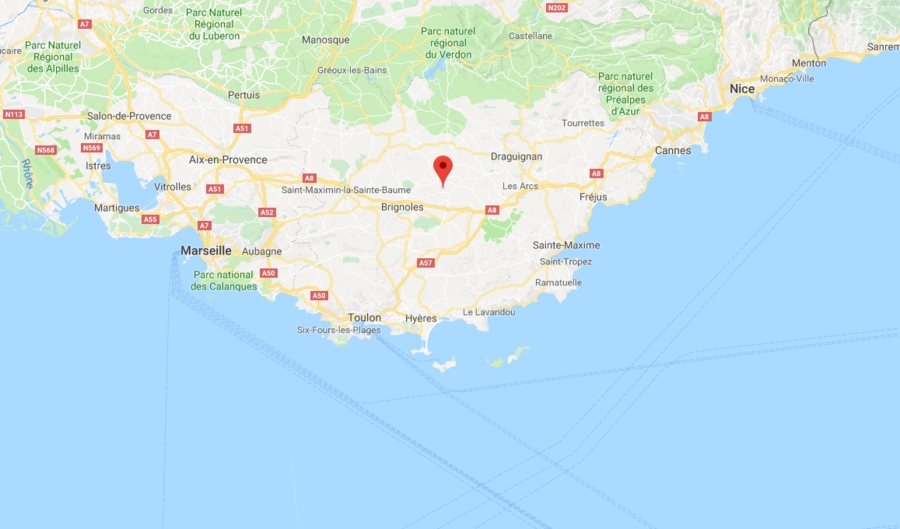 Click to enlarge Map of France
