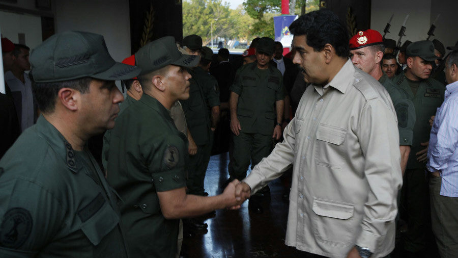 Nicolas Maduro Venezuela soldiers