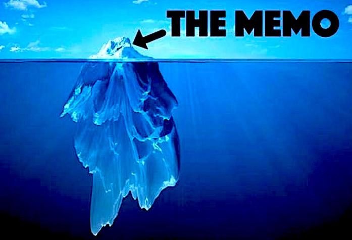 the memo iceberg