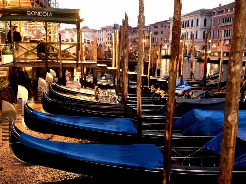 Venetian water levels reached their lowest two years ago, which halted water transportation for a day.