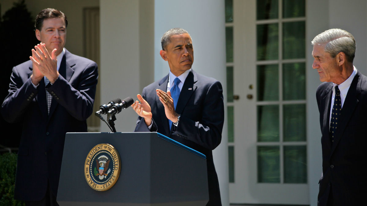Click to enlarge Obama Mueller Comey