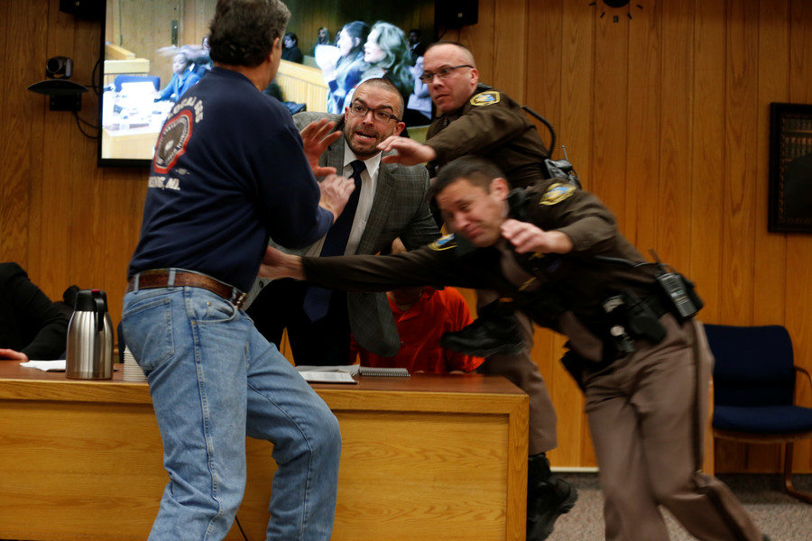 Click to enlarge Father attacks Nassar