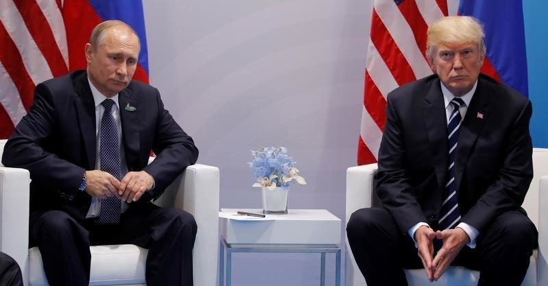 Putin and Trump in Germany 2017
