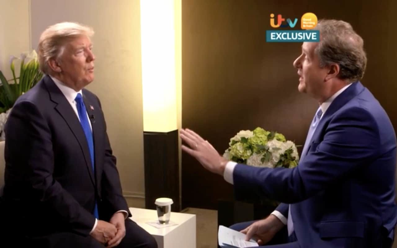 Trump, Piers Morgan