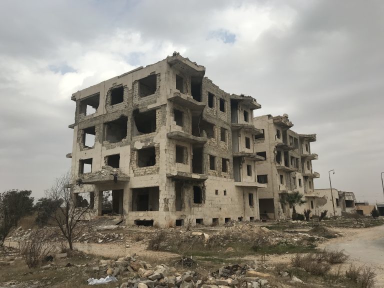 Click to enlarge Aleppo psychiatric hospital destroyed terrorists