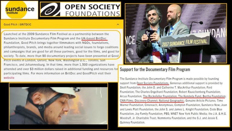 Click to enlarge sundance, open society, good pitch, white helmets