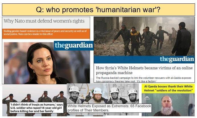 Click to enlarge guardian white helmets, guardian humanitarian war