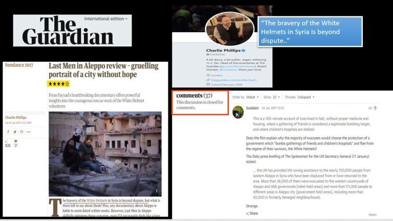 Click to enlarge The Guardian white helmets, last men aleppo