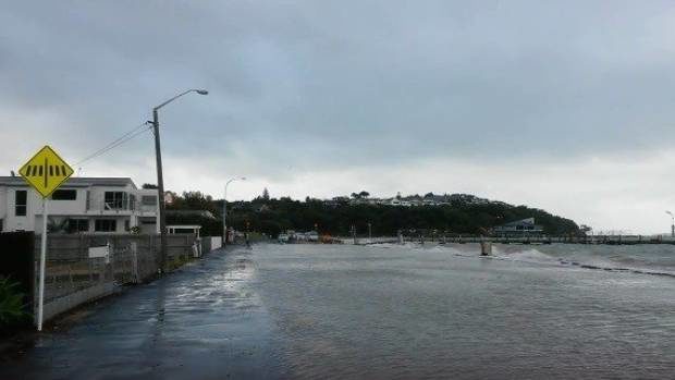 king tide new zealand february 2018