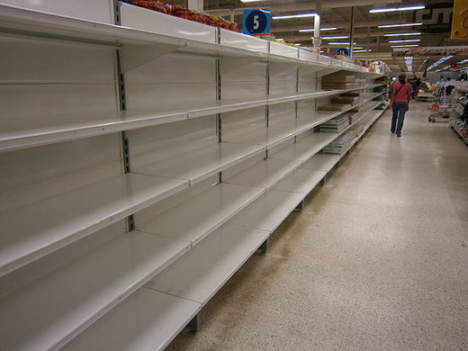Click to enlarge venezuela store shelves