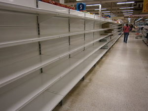 venezuela store shelves